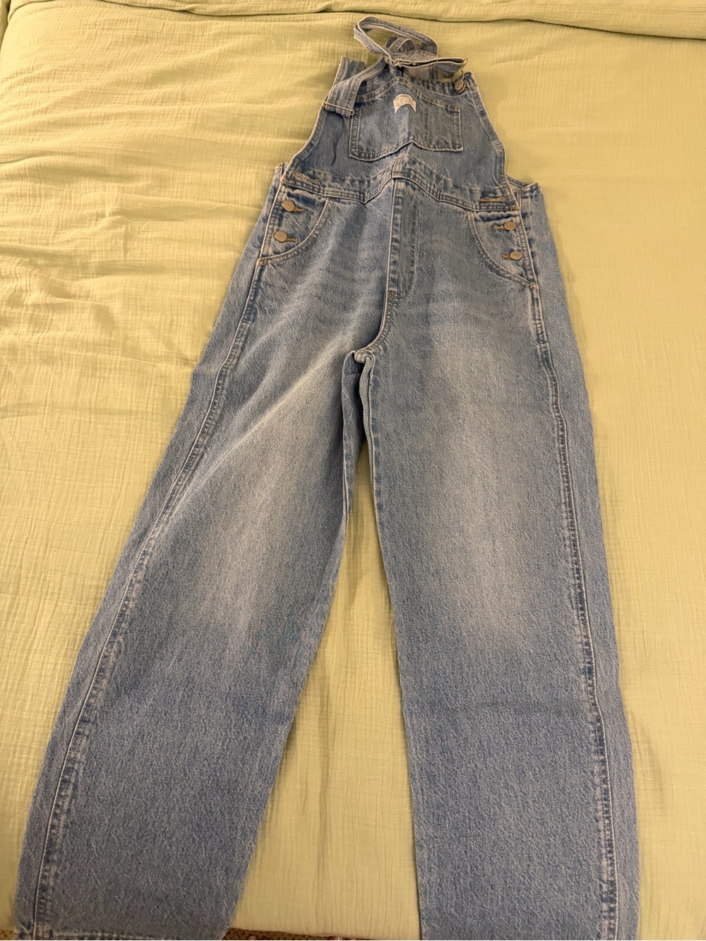 Levi's Vintage Overall Girls Size S Blue Denim Overalls